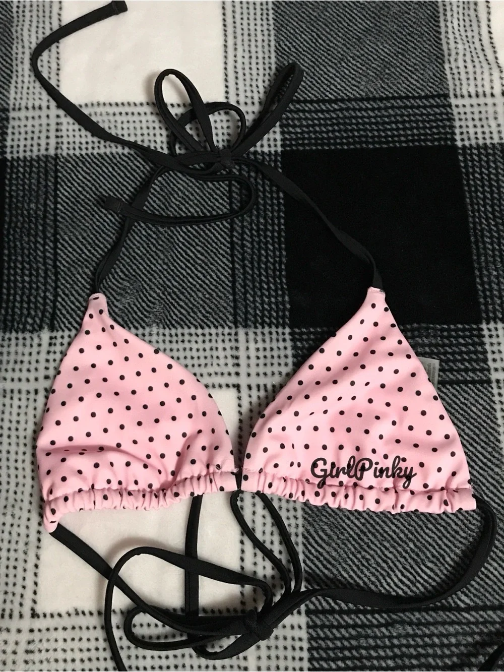 VS PINK FRANKIES CAPE MAY BIKINI TOP & ROSEMARY ITSY BOTTOM IN PINK DOT